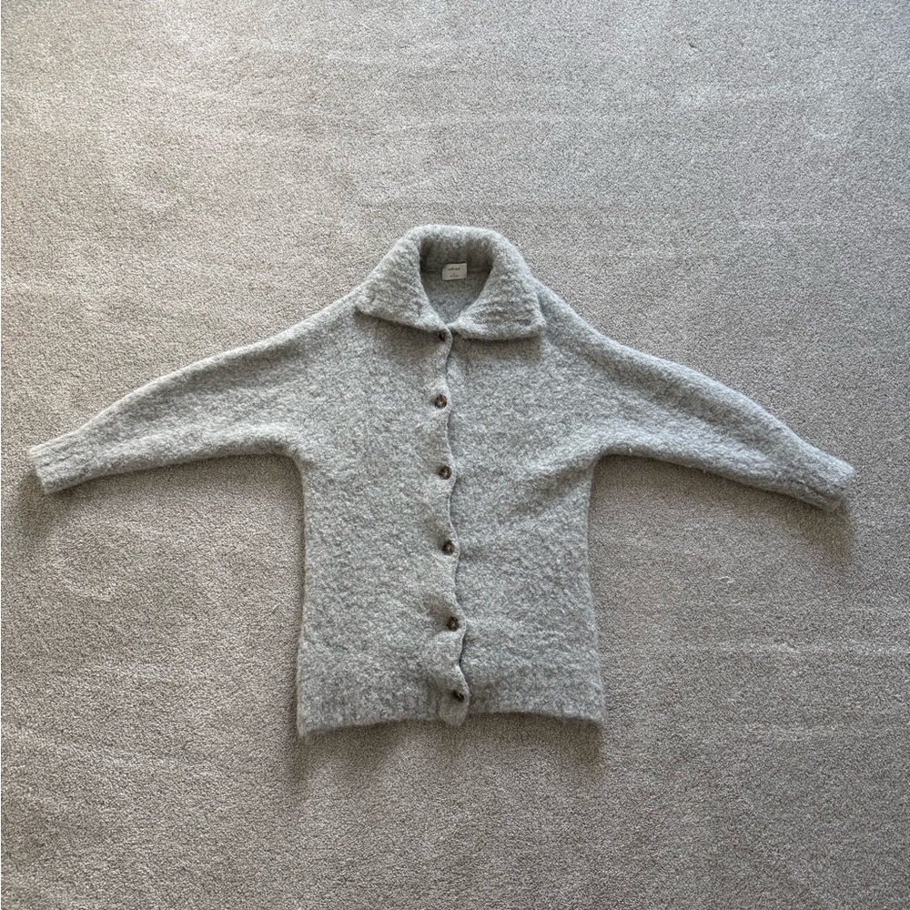Wilfred Gray Wool Sweater